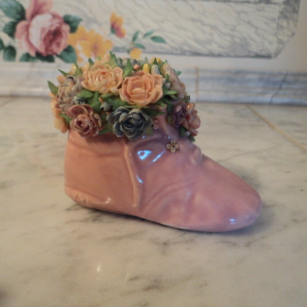 vintage shoe figurine